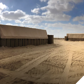 Harsh environmental conditions in desert regions (high temperature, sand erosion, UV exposure)