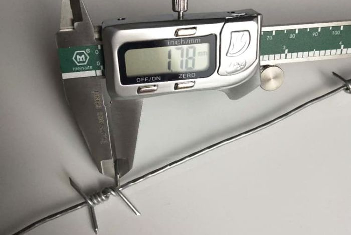Barb Spacing Inspection