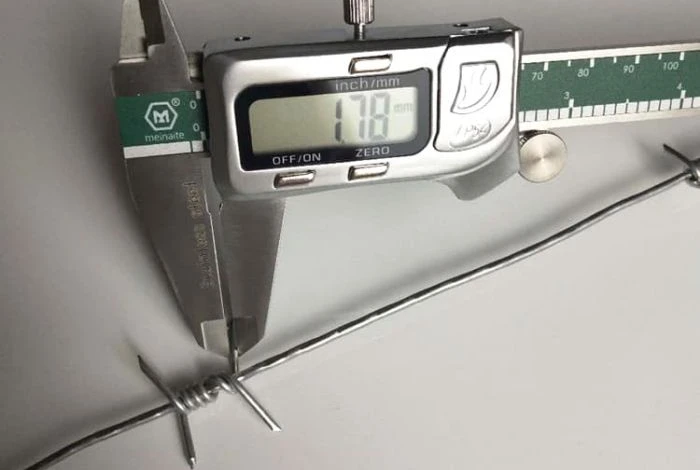 Barb Spacing Inspection