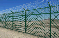 Galvanized + Polyester Powder Coated Prison Fence