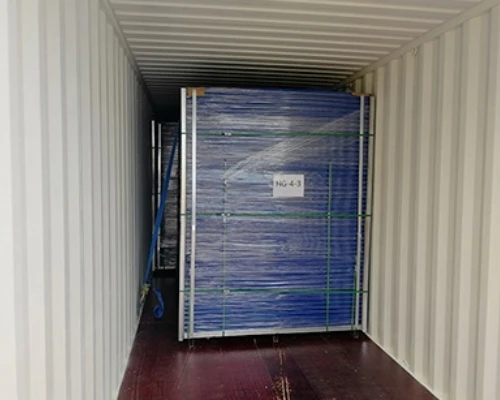 Export Packaging & Shipping for Temporary Fence Panels