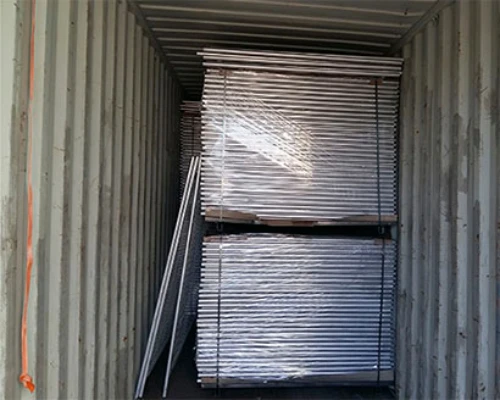 Export Packaging & Shipping for Temporary Fence Panels