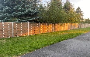 Decorative WPC Garden Fence for Landscape Projects
