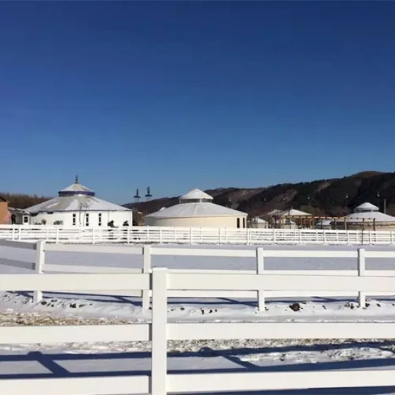 Vinyl Horse Fence