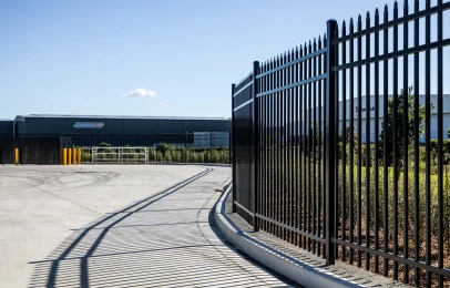 Industrial Aluminum Fence for Factories & Manufacturing Facilities