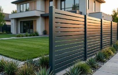 Aluminum Privacy Slat Fence for Backyard